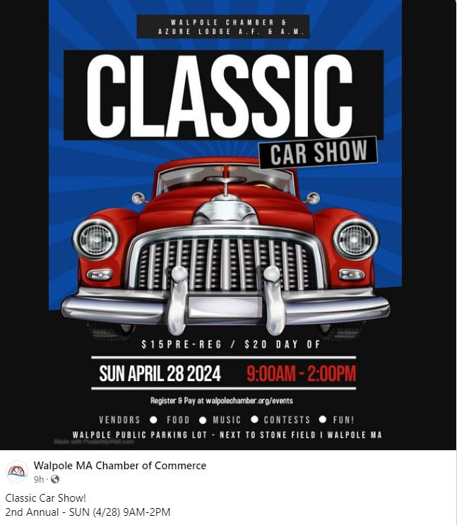 20240428 – Walpole Classic Car Show