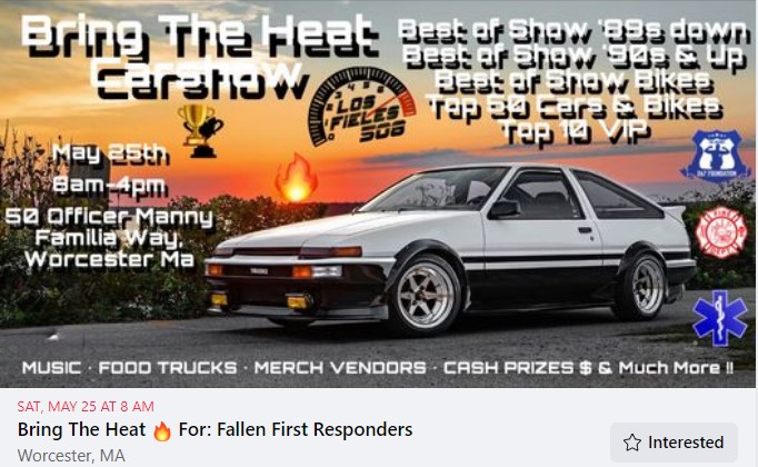 20240525 – Bring the Heat Car Show Worcester