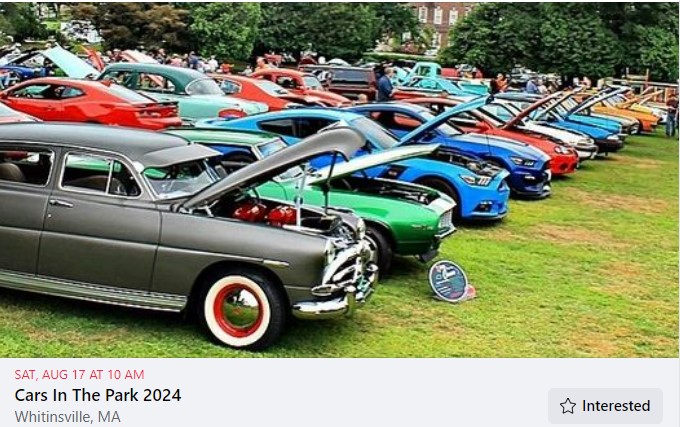 20240817 – Cars in the Park Whittinsville