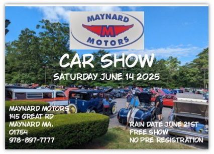 June 14, 2025 – Maynard Motors Car Show
