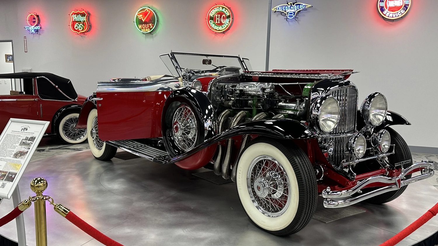 1930 Duesenberg Model J at the Martin Auto Museum.