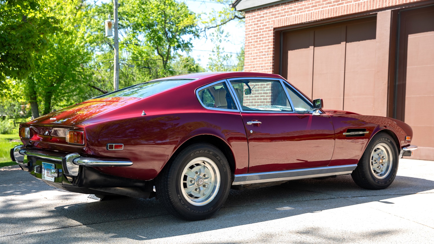 A 1977 Aston Martin V8 coupe