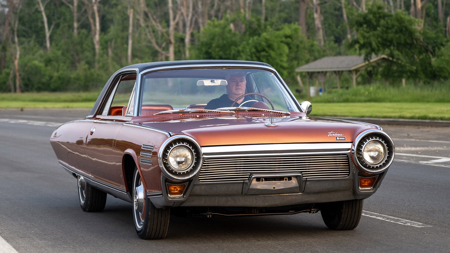 A 1963 Chrysler Turbine Car