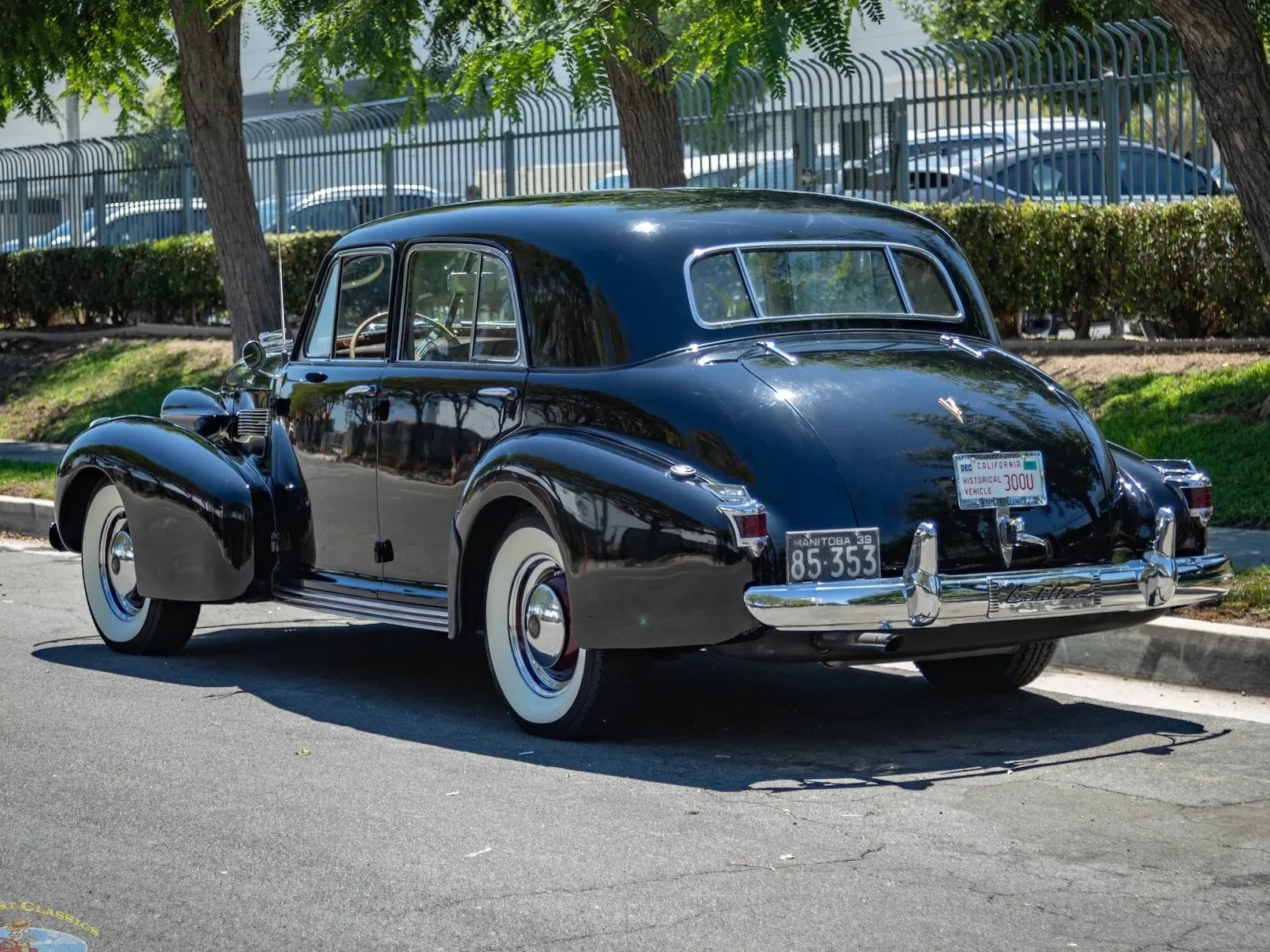 black 1939 Cadillac Series 60 Special sedan rear quarter