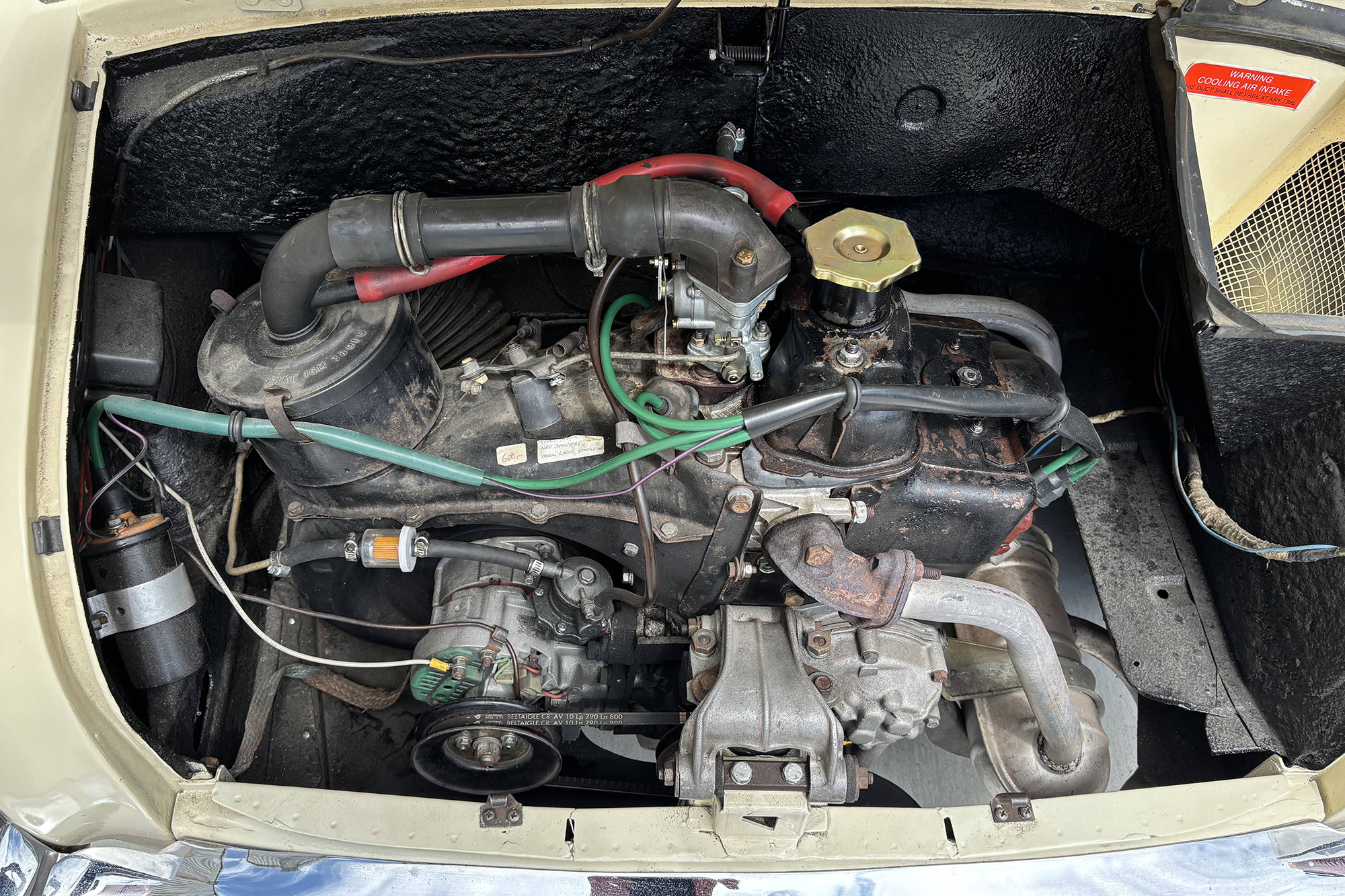 1958 Autobianchi Bianchina Transformabile , 479-cc Fiat engine