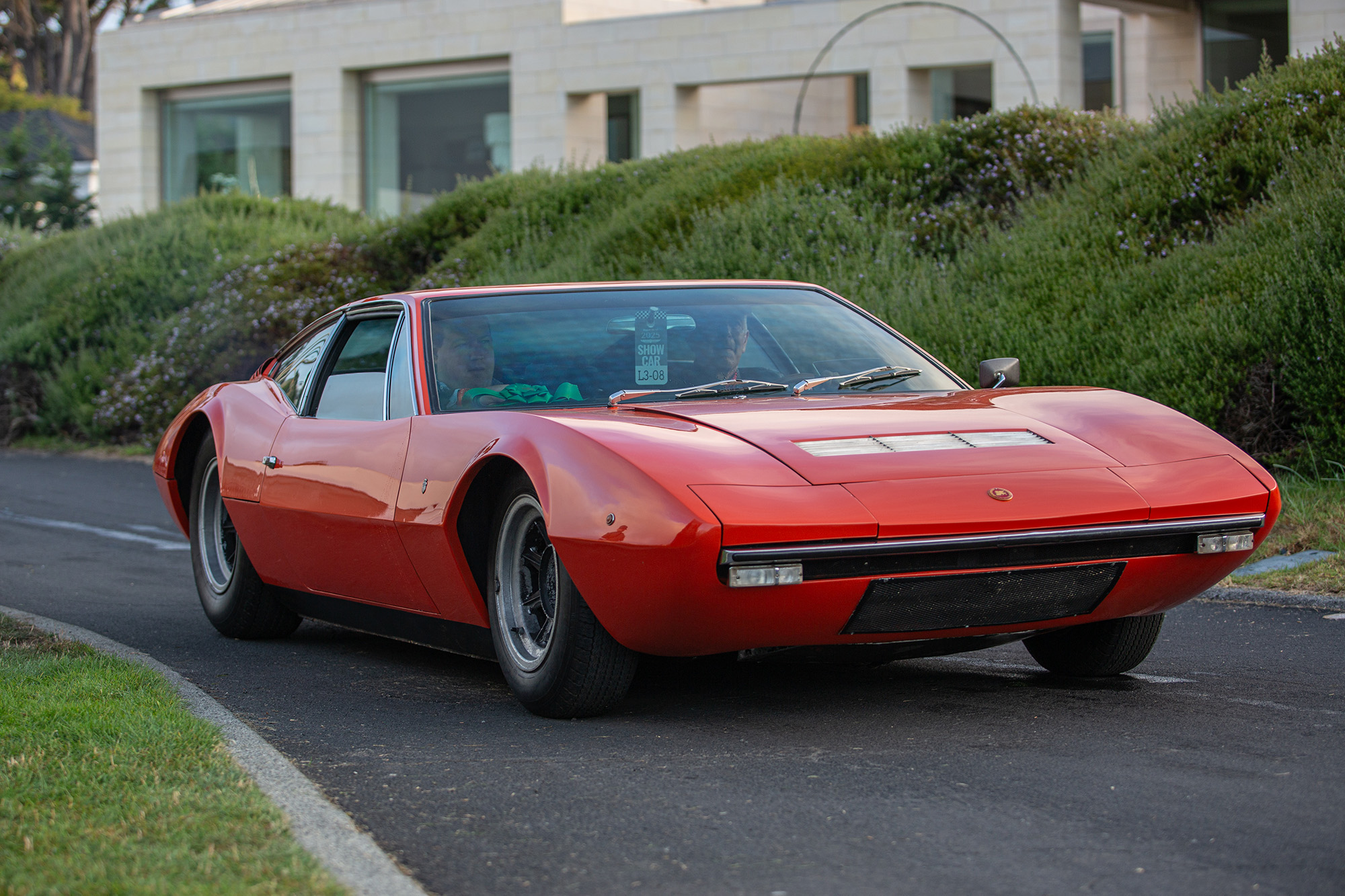 1968 Serenissima GT, front quarter, driving on pavement