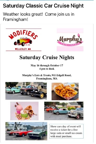 Murphy’s Eats and Treats Cruise Night